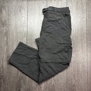 The North Face Zip Off Jogger Hiking Pants Grey Large Convertable